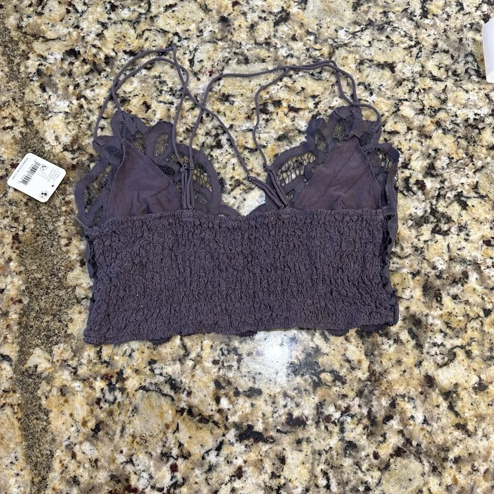 Free People Lavender Lace Blouse - Picture 4 of 5